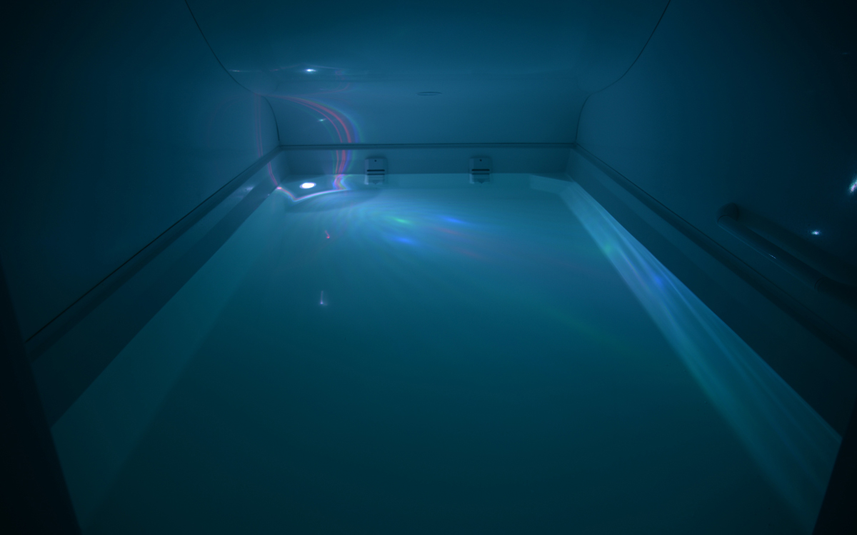 I slept all night in a sensory deprivation tank.